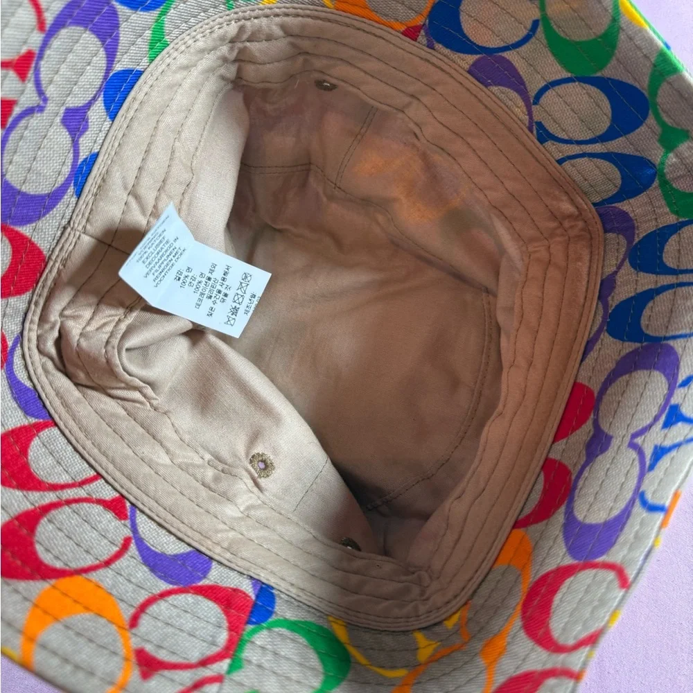 Coach Multicolor Patterned Bucket Hat - Picture 3 of 4